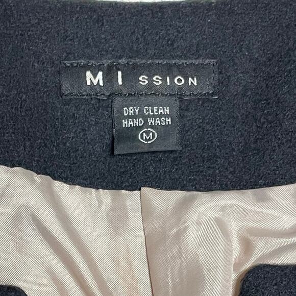 Vintage M I ssion Pastel Pink Wool Blazer Small - Picture 8 of 12